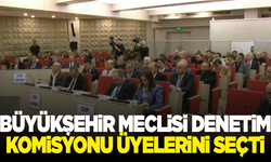 Büyükşehir meclisi, Denetim Komisyonu üyelerini seçti