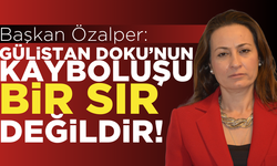 Başkan Özalper: “Gülistan Doku’nun kayboluşu bir sır değildir!”