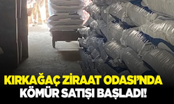 Kırkağaç Ziraat Odası’nda kömür satışı başladı!