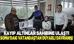 Soma’daki vatandaştan duyarlı davranış! Kayıp altınlar sahibine ulaştı