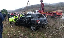 Otomobilin çaya uçması sonucu kaybolan kişi ölü olarak bulundu