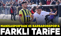 Manisaspor'dan 45 Barbarosspor'a farklı tarife: 7-0