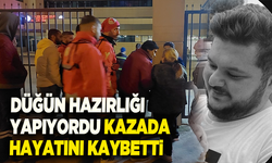 Düğün hazırlığı yapan motokurye kazada hayatını kaybetti