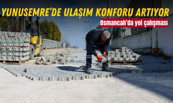 Yunusemre Belediyesi’nden Osmancalı’da yol çalışması