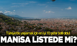 Türkiye'de yaşamak için en iyi 10 şehir belli oldu! Manisa listede mi?