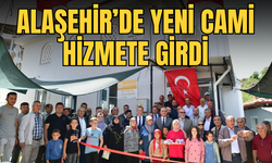 Alaşehir’de yeni cami hizmete girdi: Açılışa yoğun katılım