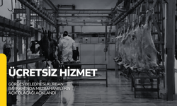 Gördes Belediyesi'nden kurban bayramı için kesim hizmeti!
