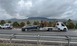Otoyolda 9 araç kaza yaptı, 2 kişi yaralandı