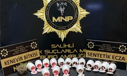 Salihli’de 817 sentetik ecza hapı ele geçirildi