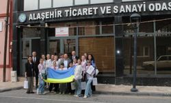 Ukraynalı öğrenciler Alaşehir'in konuğu oldu