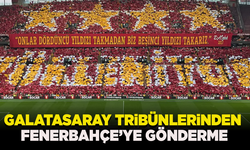Galatasaray tribünlerinden Fenerbahçe’ye ve Mourinho’ya gönderme!