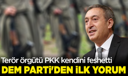 PKK'nın kendini feshetmesine DEM Parti'den ilk yorum