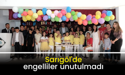 Sarıgöl'de engelliler unutulmadı