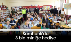 Saruhanlı’da 3 bin miniğe hediye