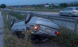 Otomobil takla attı: 1 yaralı