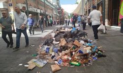 İzmir'in göbeğinde çöpten utanç manzarası