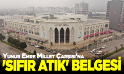 Yunus Emre Millet Çarşısı 'Sıfır Atık' belgesi almaya hak kazandı