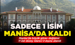 Manisa’da büyük görev değişimi: 11 üst düzey idareci il dışına atandı, sadece 1 isim Manisa'da kaldı