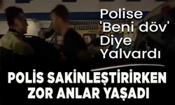 Alkollü sürücü, polise 'Beni döv' diye yalvardı
