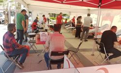 Sarıgöl'de kan bağışı kampanyasına büyük destek
