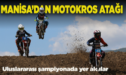 Afyon’da nefes kesen motokros yarışında Manisa rüzgarı esti