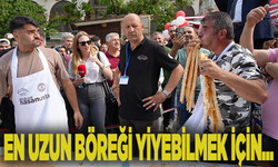 En uzun böreği yiyebilmek için günlerce aç kaldılar...
