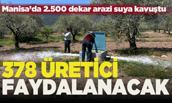 Manisa Büyükşehir’den dev sulama hamlesi