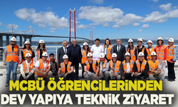 MCBÜ İnşaat Mühendisliği öğrencilerinden dev yapıya teknik ziyaret