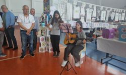 Manisa'da öğrencilerin eserleri göz kamaştırdı