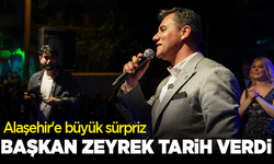 Alaşehir'e büyük sürpriz! Başkan Zeyrek tarih verdi