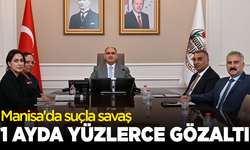 Manisa'da suçla savaş: 1 ayda yüzlerce gözaltı, onlarca tutuklama!