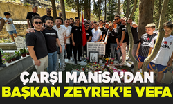 Çarşı Manisa, Ferdi Zeyrek'in kabrini ziyaret etti
