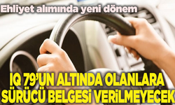 Ehliyet alımında yeni dönem: IQ 79’un altında olanlara sürücü belgesi verilmeyecek