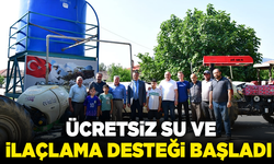 Manisa'da çiftçilere müjde: Ücretsiz su ve ilaçlama desteği başladı