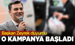 Başkan Zeyrek duyurdu: Manisa'da o kampanya başladı
