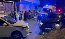 Alkollü sürücü park halindeki araca çarptı
