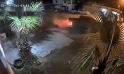 Drift atmaya doymayan sürücü kamerada
