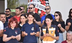 Ambulans şoförü Erke’yi mesai arkadaşları son yolculuğuna uğurladı