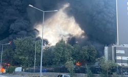 İzmir'de fabrika yangını: Müdahale sürüyor