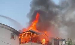 Mangal ateşi evi yaktı