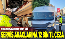 Manisa’da okul servislerine sıkı denetim: 12 bin 821 TL ceza kesildi