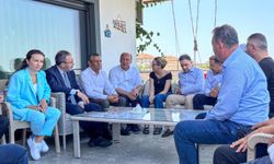 Bakan Kasapoğlu'ndan merhum Başkan Zeyrek'in ailesine taziye ziyareti