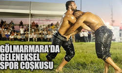 Gölmarmara'da geleneksel spor coşkusu