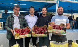 Alaşehir'de düzenlenen yılın en güzel kirazı yarışmasında kazanan belli oldu