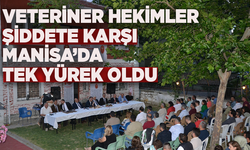 Veteriner hekimler şiddete karşı Manisa’da tek yürek oldu