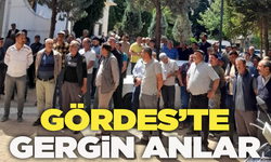 Barajdan su akmadı, öfke taştı: Gördes’te gergin anlar