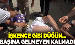Damada işkence gibi düğün...Başına gelmeyen kalmadı