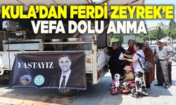 Kula’dan Ferdi Zeyrek’e vefa dolu anma