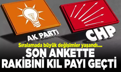 Kritik ankette sürpriz değişim! CHP ve DEM Parti geriledi, AK Parti yeniden zirvede