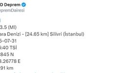 İstanbul'da deprem oldu!